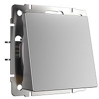 Вывод кабеля без рамки Werkel серебряный глянцевый картинка